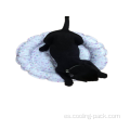 Almohadilla de hielo de enfriamiento circular transpirable para mascotas